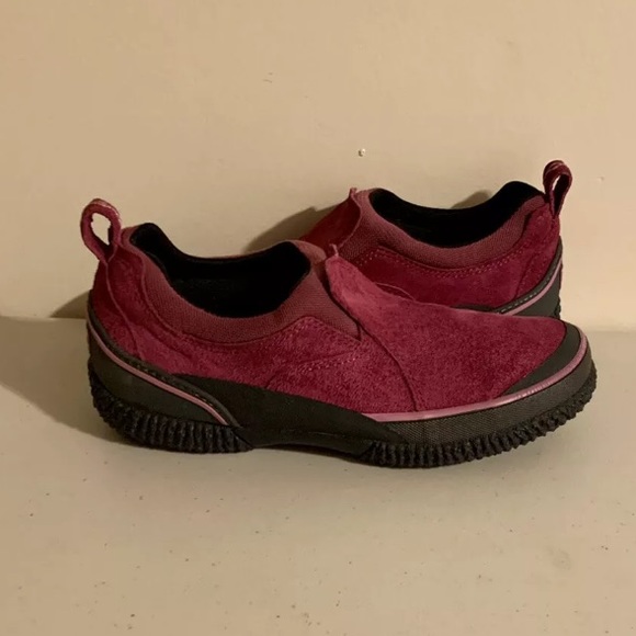 LL Bean comfort suede moc slip on womens walking hiking shoes SZ 7M - Picture 4 of 11